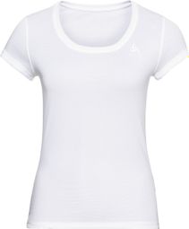 Maillot Odlo Active F-Dry Light Eco manga corta blanco mujer