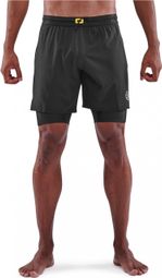 Skins Series-3 Overlay Shorts Black