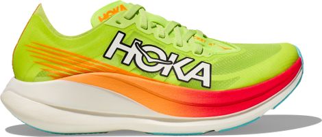 Hoka Rocket X 2 Hardloopschoenen Groen / Oranje / Blauw