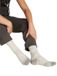 Icebreaker Hike+ Ultralight Crew Socks - White 
