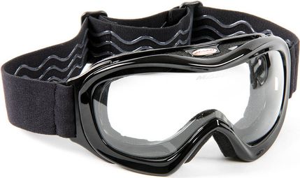 Massi O'Show Serie Maske | Schwarz | Klare Linsen