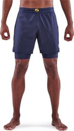 Skins Series-3 Overlay Shorts Blue