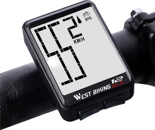 Compteur de vélo pour VTT et route  écran rétroéclairé étanche