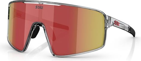 Unisex-Brille Bliz P001 XL Grau Transparent/Rot