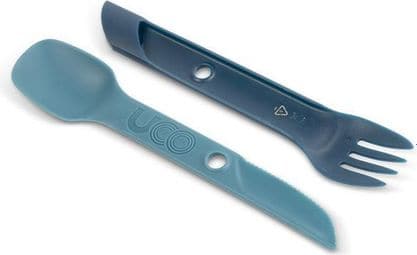 Switch Eco Couverts cuillère  fourchette et couteau camping - Bleus
