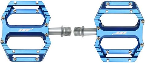 Paar platte pedalen HT Components AR09SX marineblauw