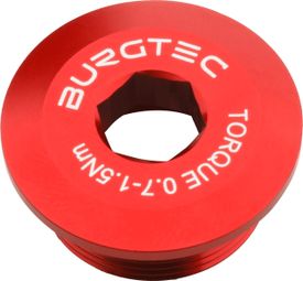Self-Extracting Bottom Bracket Screw Burgtec Shimano Crank Bolt for Shimano XTR/XT/SLX/LX/Deore/Saint/Zee/E-Bike Race Red