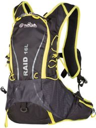 Sac à Dos Raid-Trail 16 litres Noir et jaune Wilsa