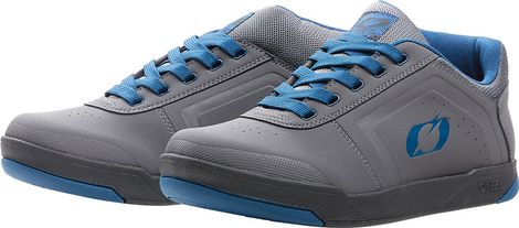 Paire de Chaussures VTT O'Neal PINNED PRO FLAT Pedal V.22 Gris/Bleu