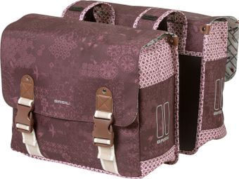 Borsa da bicicletta doppia Basil Boheme 35 litri rossa