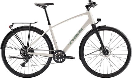 Bicicleta de fitness Trek FX Sport AL equipada con Shimano Cues 9V, 700 mm, beige/blanco, 2027