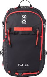 Sac à Dos Multi-sport Fuji 30 litres Noir et Rouge Wilsa