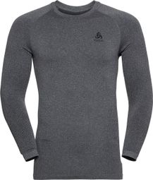 Odlo Performance Warm Eco Grey Black Long Sleeve Jersey