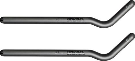 Aerobar Profile Design Sonic Ergo 39a Aluminium Black | Alltricks.com