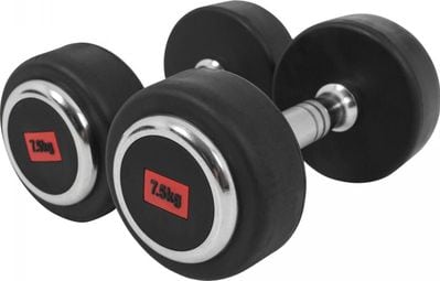 Haltères ronds Gorilla Sports PRO - De 2 5 à 50 KG - Poids : 15 KG (2 x 7 5 KG)