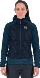 Damen Langarm Jacke Karpos Marmarole Marineblau
