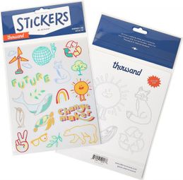 Thousand Junior Activist stickers board