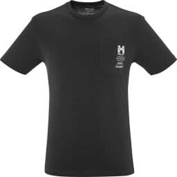 Heren-T-shirt Millet Compagnie des guides Chamonix Pocket Zwart