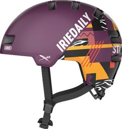 Abus Skurb Ace Iredaily Plum Purple Bowl Helm