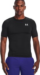 Maillot manches courtes de compression Under Armour HeatGear Noir Homme
