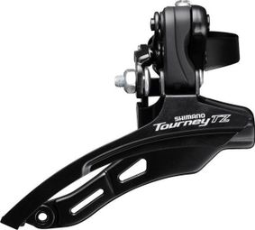 SHIMANO Dérailleur Avant 6/7 Vitesses Tourney Tz Fd-Tz500 Down Swing/Top Pull - High Clamp Ø28.6