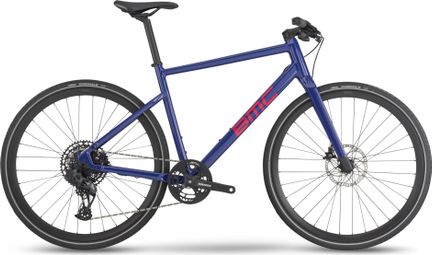 BMC Alpenchallenge AL One Fitness Bike Sram GX Eagle AXS 12S 700 mm Blu oltremare Rosso neon 2023