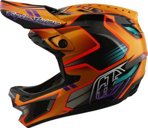 Troy Lee Designs D4 Carbon Mips Crest Gold Integralhelm
