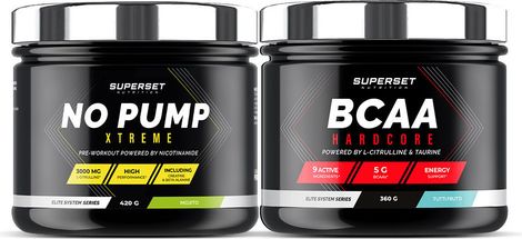 Programme Intensif Training - BCAA Hardcore Tutti Frutti - No Pump Xtreme Mojito