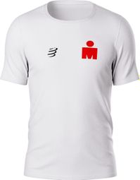 Compressport Training IronMan 2025 shirt met korte mouwen Alles is mogelijk Wit/Zwart/Rood Heren