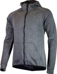 Hoodie Zippe Rogelli Training - Homme - Gris