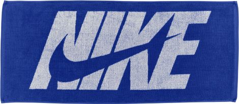 Nike Jacquard-handdoek Medium 80 cm x 35 cm Wit/Blauw