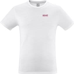 T-Shirt Millet Heritage Jorasses Homme Blanc