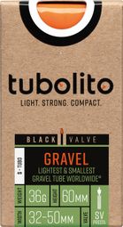 Tubolito S-Tubo-CX/Gravel-All 700 mm Presta 60 mm Orange/Schwarz
