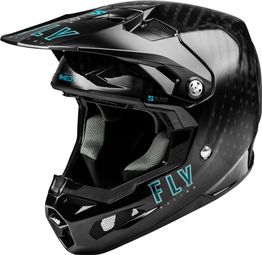 Fly Racing Fly Formula S Carbon Solid Helm Schwarz