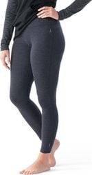 Damen Baselayer-Hose Smartwool Classic Thermal Merino Grau Schwarz