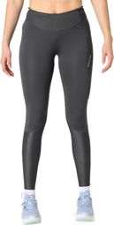 Mallas largas Kiprun Trail Running grises para mujer