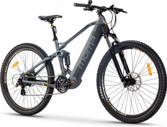 VTT Electrique Tout Suspendu Moma E-MTB 29'' Shimano Altus 8V Gris