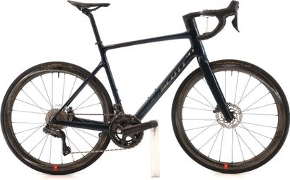 Produit reconditionné · Scott Addict 20 Di2 12V · Bleu / Vélo de route | Très bon état