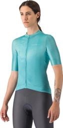 Castelli Kurzarm Trikot Fantasia Femme Blau