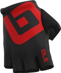 Guantes Cortos Alé Air Negro/Rojo