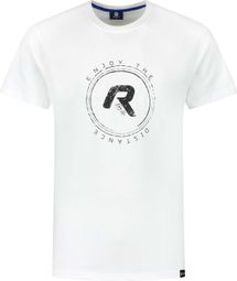 T-Shirt De Sport Manches Courtes Rogelli Graphic T-Shirt - Homme - Blanc