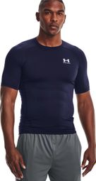 Under Armour Heatgear Korte Mouw Compressieshirt Blauw