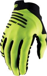 Guanti lunghi 100% R-Core giallo neon