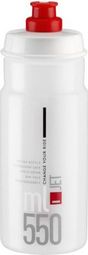 Elite Jet 550 ml Fles Transparant Rood Logo