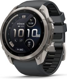 Montre GPS Garmin Fénix 9 Pro AMOLED/InReach - 51 mm Sapphire Titanium avec Bracelet Graphite/Noir