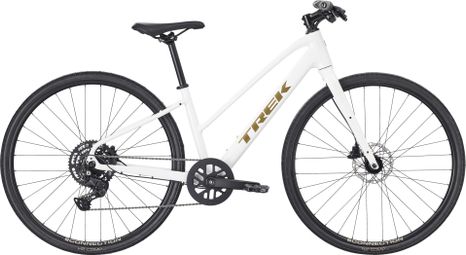 Vélo Fitness Trek FX2 Midstep Shimano Cues 9V 700 mm Blanc Gén. 4