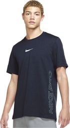 Nike Pro Dri-Fit Burnout Blue Short Sleeve Jersey