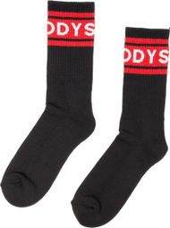 Chaussettes Odyssey Futura Stripes Noir / Rouge 