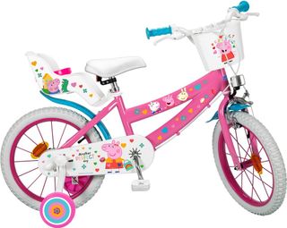 Velo 16 pouces Peppa Pig 5/7 ans Stabilisateur