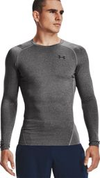 Camiseta de manga larga de compresión Under Armour Heatgear Gris